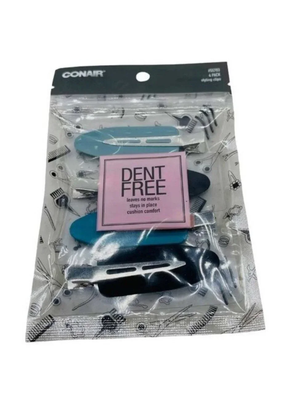 Conair Dent Free Hair Styling Clips Set of 8 (2121)